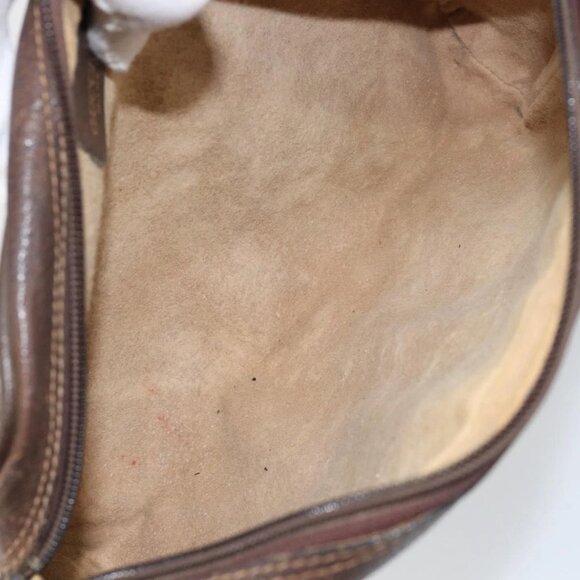 GUCCI GG Supreme Web Sherry Line Clutch Bag PVC Beige 63 014 3553 Auth am9488 - Picture 11 of 16